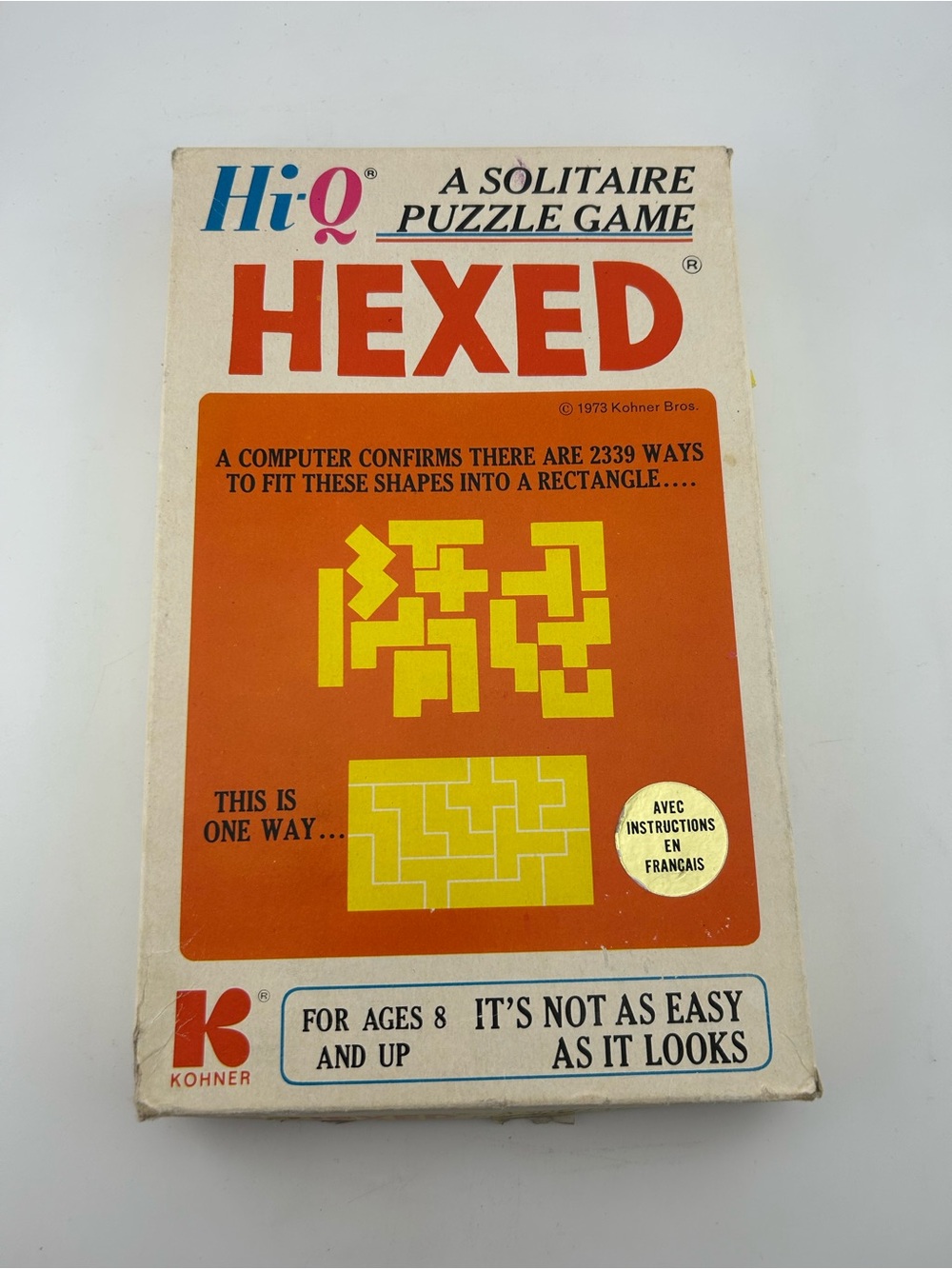 Hi-Q Hexed Solitaire Puzzle Game by Kohner